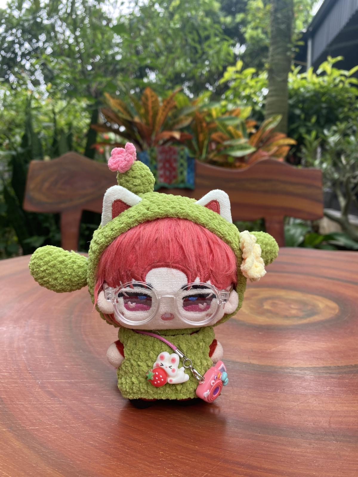 Áo móc len Xương Rồng nở hoa cho kakadoll