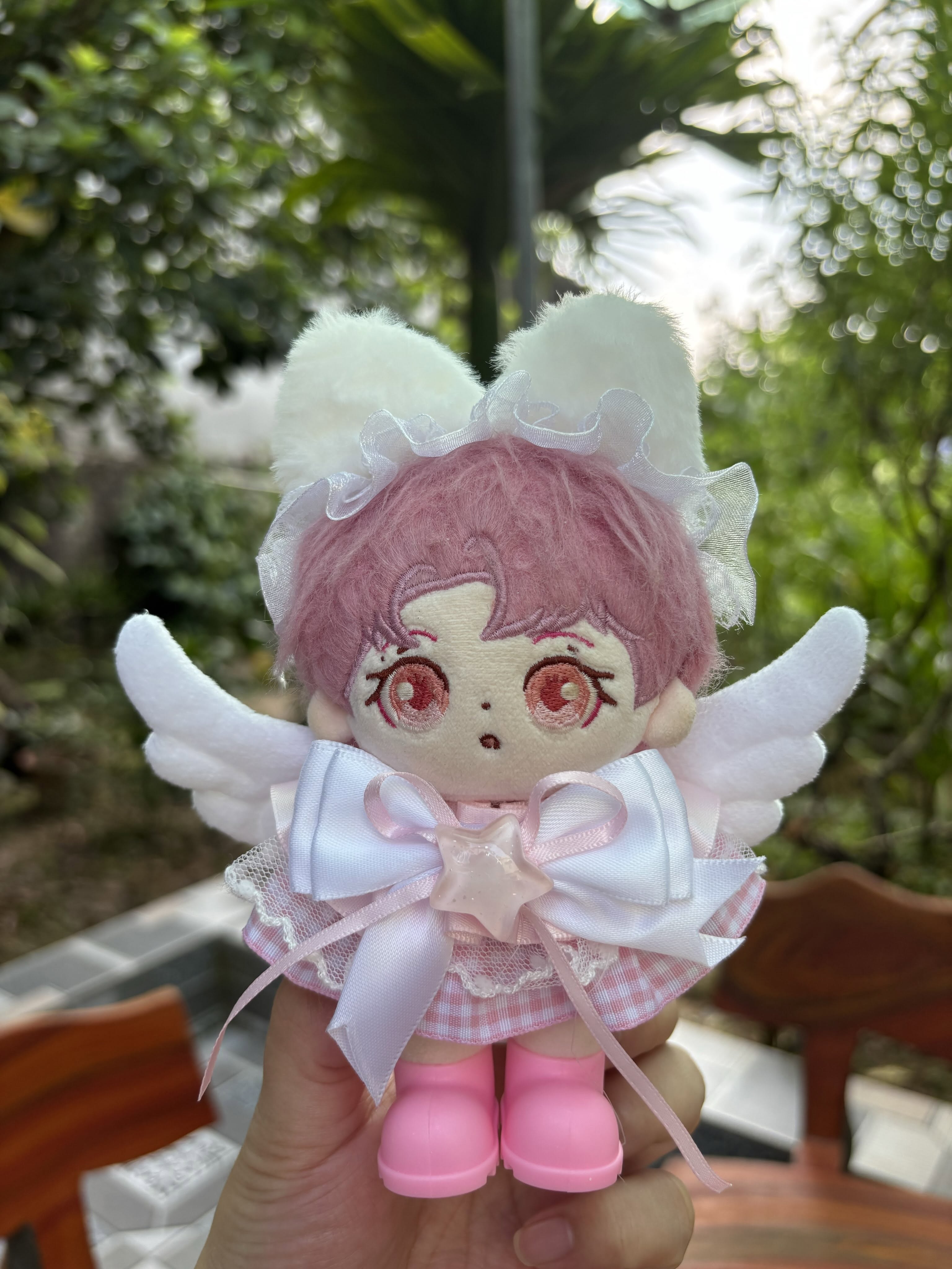 Set đồ thiên thần cho kakadoll và doll 10cm